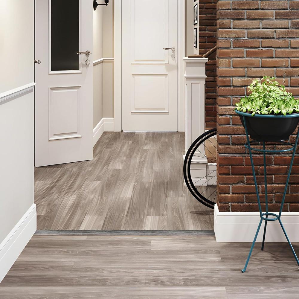 1pc 1mX4cm Self Adhesive PVC Flat Flooring Threshold Transition Strip Laminate Floor Door Divider Strip Decorative Line