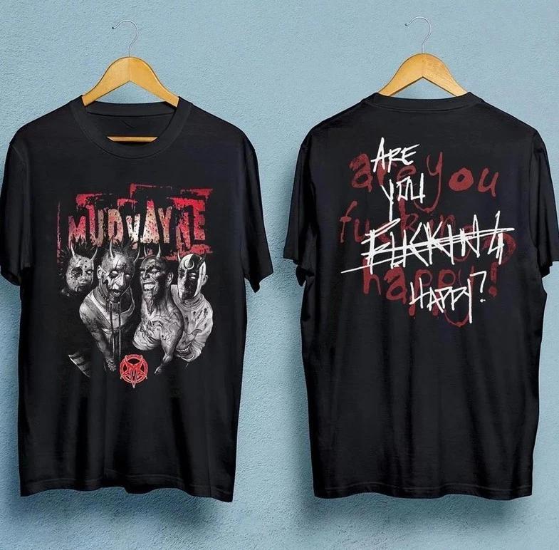 

Mudvayne band 2 sides Unisex Black T-shirt S-5XL Q74343 3XL