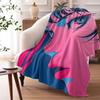 Anime Girl Throw Soft Flannel AC Blanket Lightweight Summer Nap Throw Cozy  Blanket for Sofa Bed Travel Home