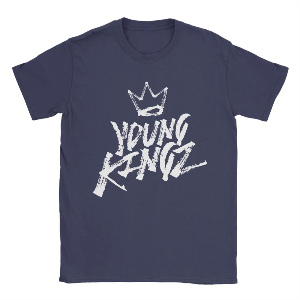 Myke Towers Young Kingz T Shirt Men Cotton Vintage TShirt Round Collar Singer 2026 Tour Tees Short Sleeve Merchandise Plus Size