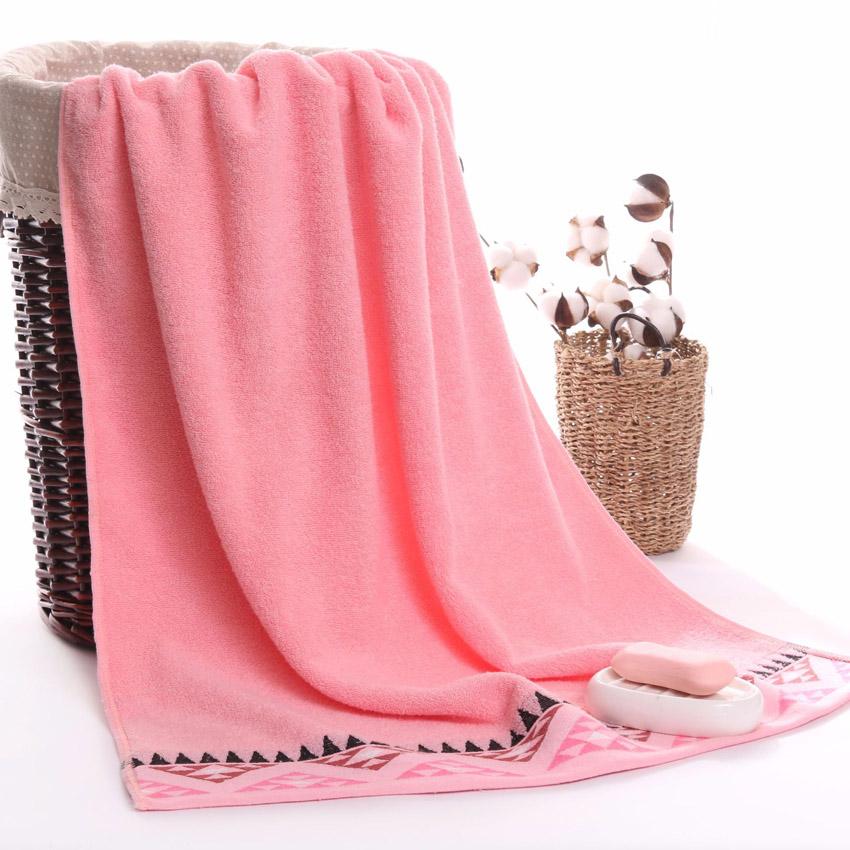 Geometric Soft Print Towel Set 100% Cotton 70*140cm For Adult Face Towel Large Bath Spa Sport Towel Home 3 Pcs Serviette De Bain