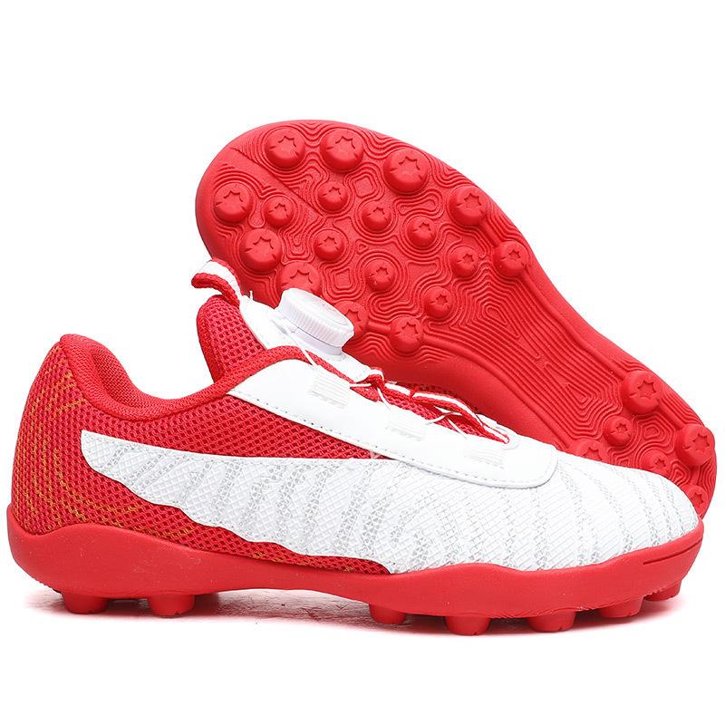 Elementary school students smash training nails low price spinning sneakers men's buttons World Cup football shoes girls
