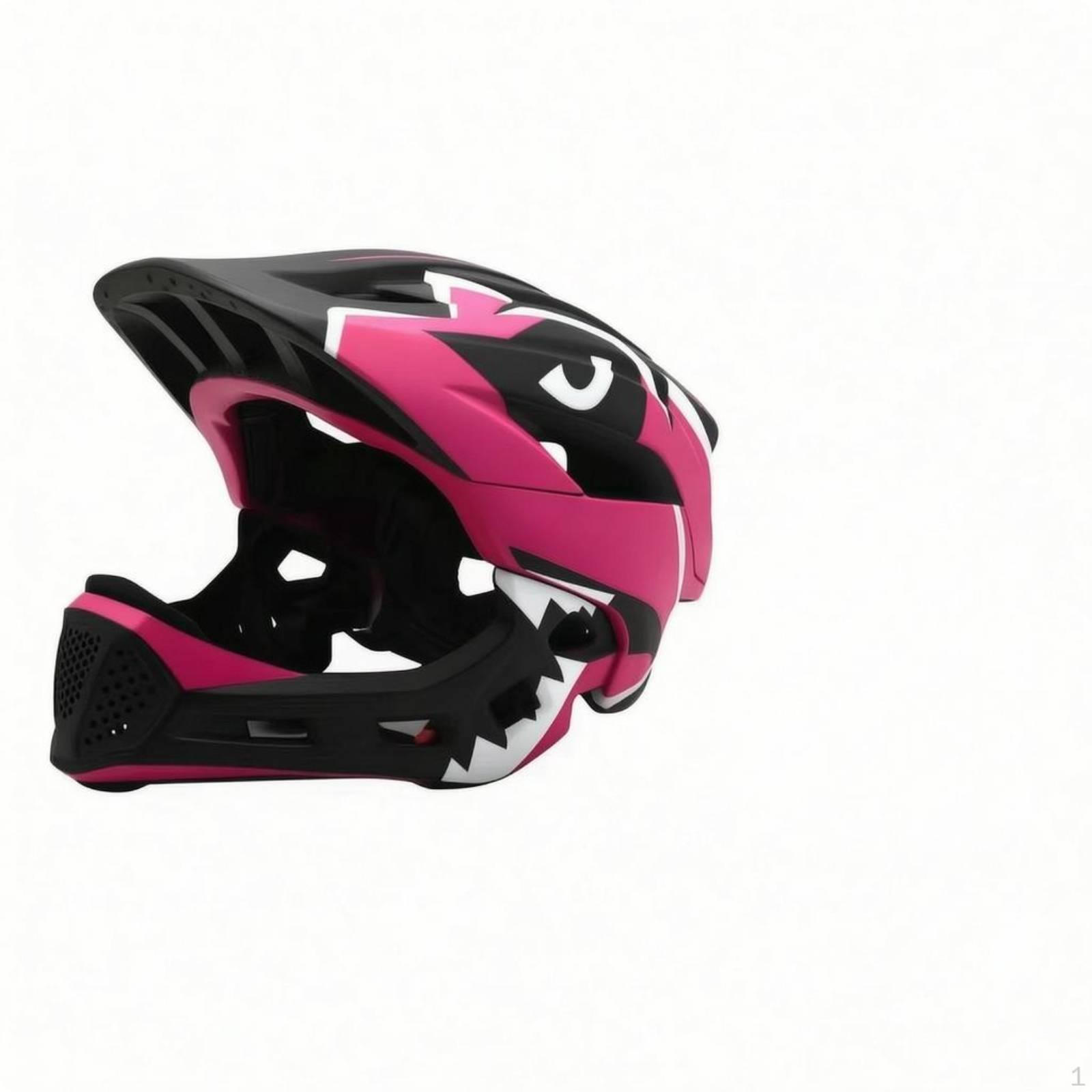 Detachable Chin Guard Helmet Hard Shell