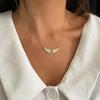 Angel Wings Diamond Necklace - Elegant, Luxurious, No-Fade Women's Jewelry