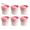 6Pcs Ice Tray Silicone Sphere Ice Mold Maker Food Grade Easy Release Ice Cube Mold with Lids Stackable Spherical Ice Makers