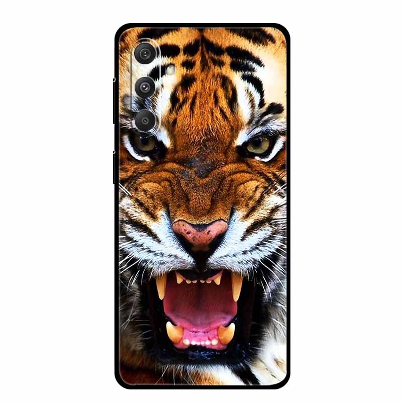 For Samsung Galaxy S24 Plus Ultra Phone Case Cover Silicone Soft Back Case for Samsung Galaxy S 24 5G Funda Dinosaur Lion Animal