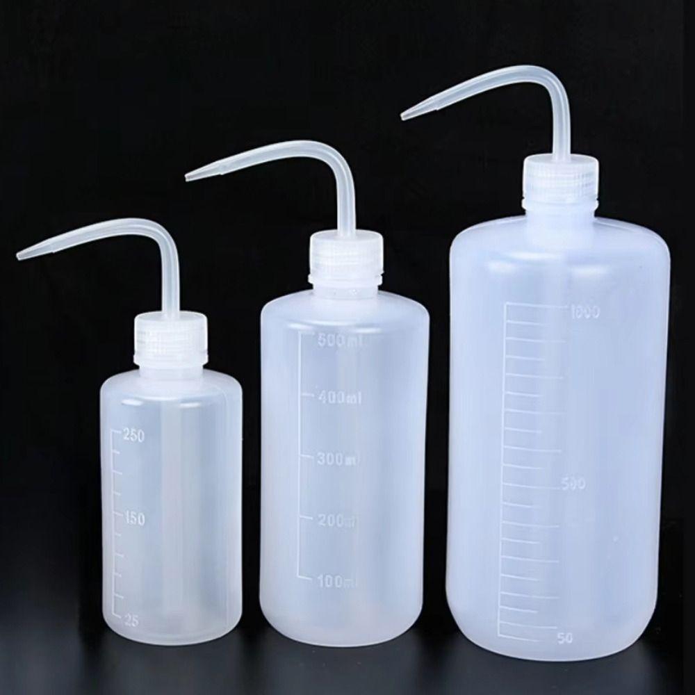 1 ks Mycí Čistící Láhev Bílá Tetovací Stlačovací Láhev Make-upové Potřeby