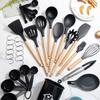 ZISIZ 33-Piece Silicone Kitchen Utensil Set
