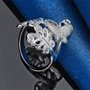 1 Piece of 925 Sterling Silver Exquisite Butterfly Ring with an Opening for Women's Gifts, Wedding Jewelry, Charm Accessories