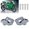 7Celsius8in Handlebar Risers CNC Aluminum Alloy   Motorcycle Modification Accessory