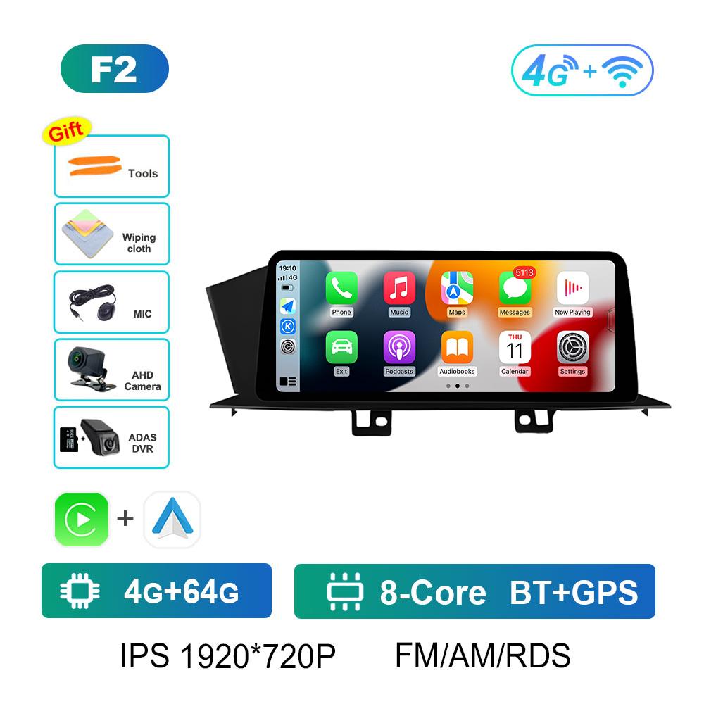 for Honda Accord 9 2.0L 2014 2015 2016 - 2017 Wireless Carplay Car Video Audio Multimedia Player Cooling fan DSP Stereo No 2 din