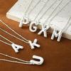 European and American 26-Letter Balloon Bubble Gold Titanium Steel Pendant Necklace for Women