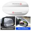 UFBEI1 2025 Hot 2pcs For Mercedes Benz A B R G Class C260 W204 W251 W463 Car Rearview Mirror Rain Eyebrow Transparent Sun Visor Shade S