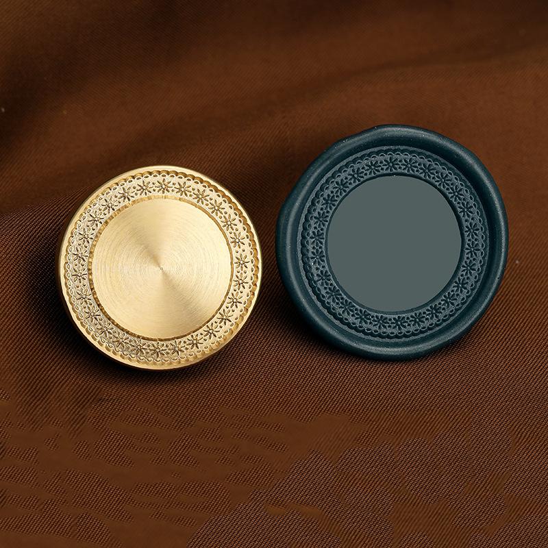 Matte Photo Frame Stamp Sealing Wax Stamp Head Fire Paint Lacquer Copper Seal Wax Stamp Heads Envelope Wedding Party Invitation