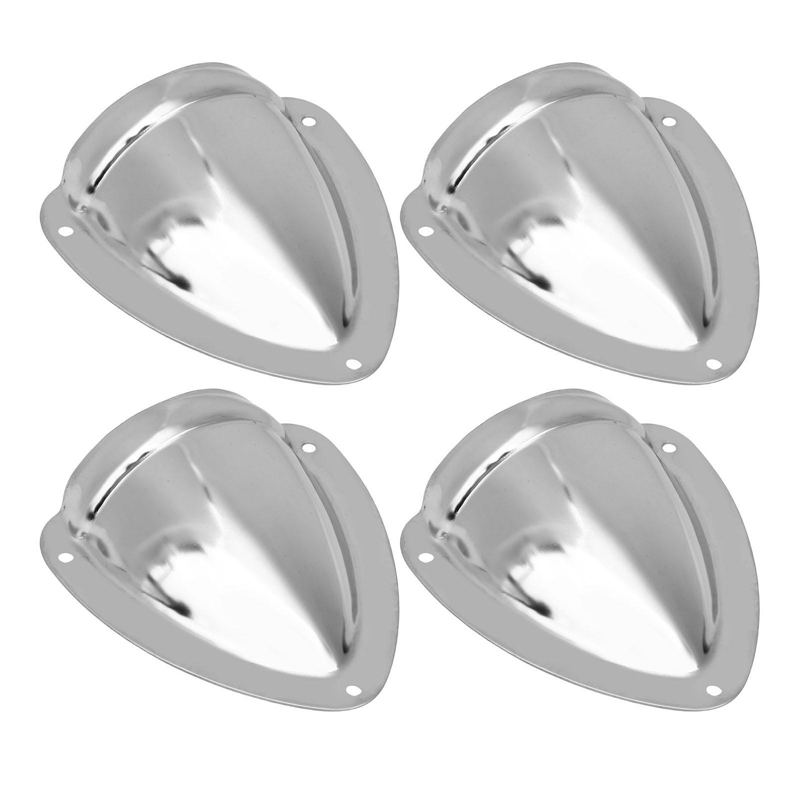 

4PCS Marine Wire Cable Vent Cover 316 Stainless Steel Clamshell Cable Cover Hole Ventilator for Yacht RV Sailboats