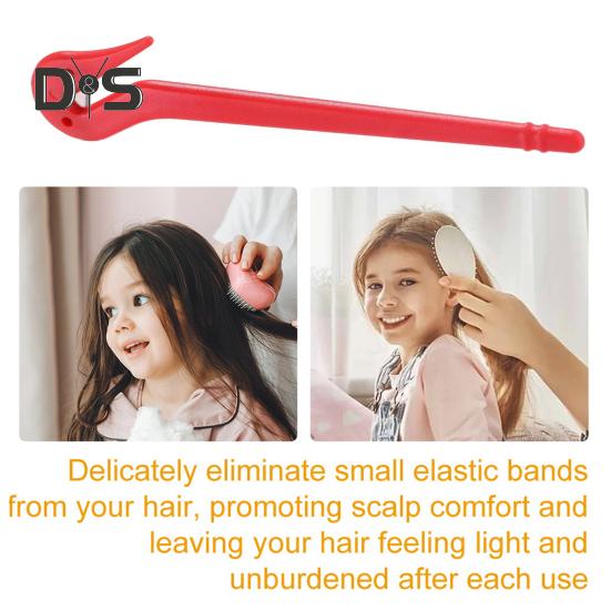 10Pcs Hair Pulling Hook Ponytail Rubber Band Removal Tool Hair Elastic Band Remover Portable Hair Accessory Cutter