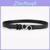 Leather Belt For Women With Alloy Buckle Stylish Waist Accessory For Casual Wear