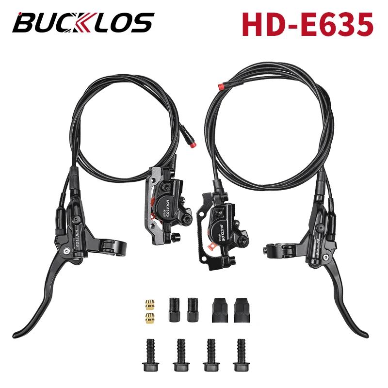 2 Piston E-Bike Disc Brake Set Power Off Bicycle Hydraulic Disc Brake E Scooter Power Control Shifter Bicycle Brakes 160 rotors