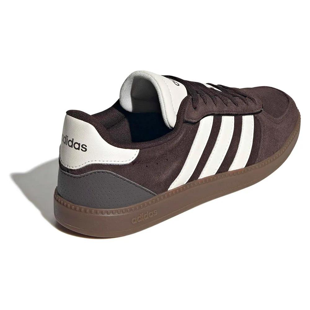 Adidas breaknet sleek sneakers leather synthetic brown/white