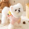 Autumn and Winter Dog Cute Cartoon Duckling Shoulder Bag Sweater Cat Two Feet Pet Dog Clothes Knitted Sweater