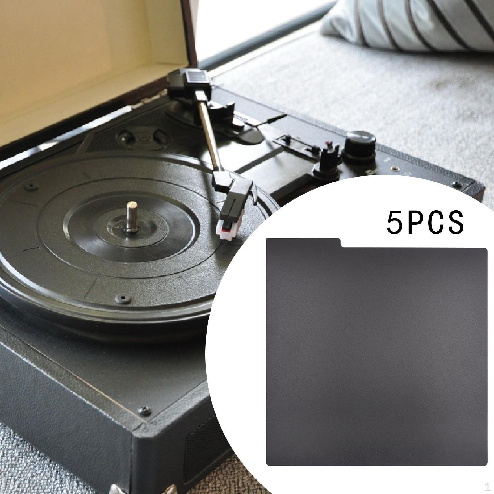 

Разделители пластинок Карточка тонкая DIY Двусторонняя Быстрый поиск 12 дюймов Маркеры категорий для LP Media чёрный