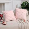 Valentine's Day Heart Cushion Cover 45x45cm Solid Pillowcase for Living Room Sofa Holiday Home Decor