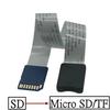 SD Tf Female To TF Micro SD Male SD To SD/TF To TF Flexible Card Gps Extension Cable Extender Adapter Reader Drop Ship