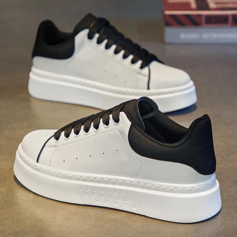 Spring and Autumn New White Shoes Fashionable, Versatile, Lightweight, Comfortable, Men's and Women's Casual Sports Shoes 39-44