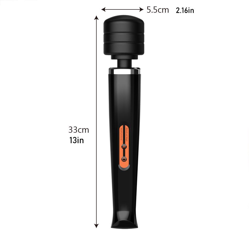 Powerful Multi-Frequency Vibrating Wand Massager for Women - Large Erotic Self-Pleasurer Adult Toy