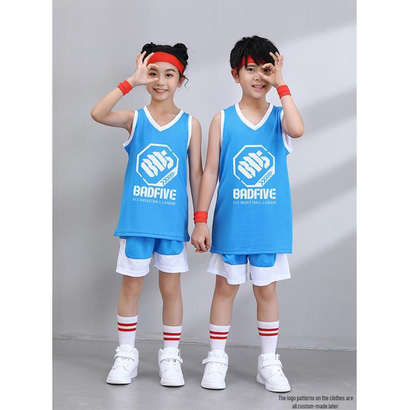 Quick-Drying Breathable Basketball Uniforms for Kids & Adults - Summer Training Suits