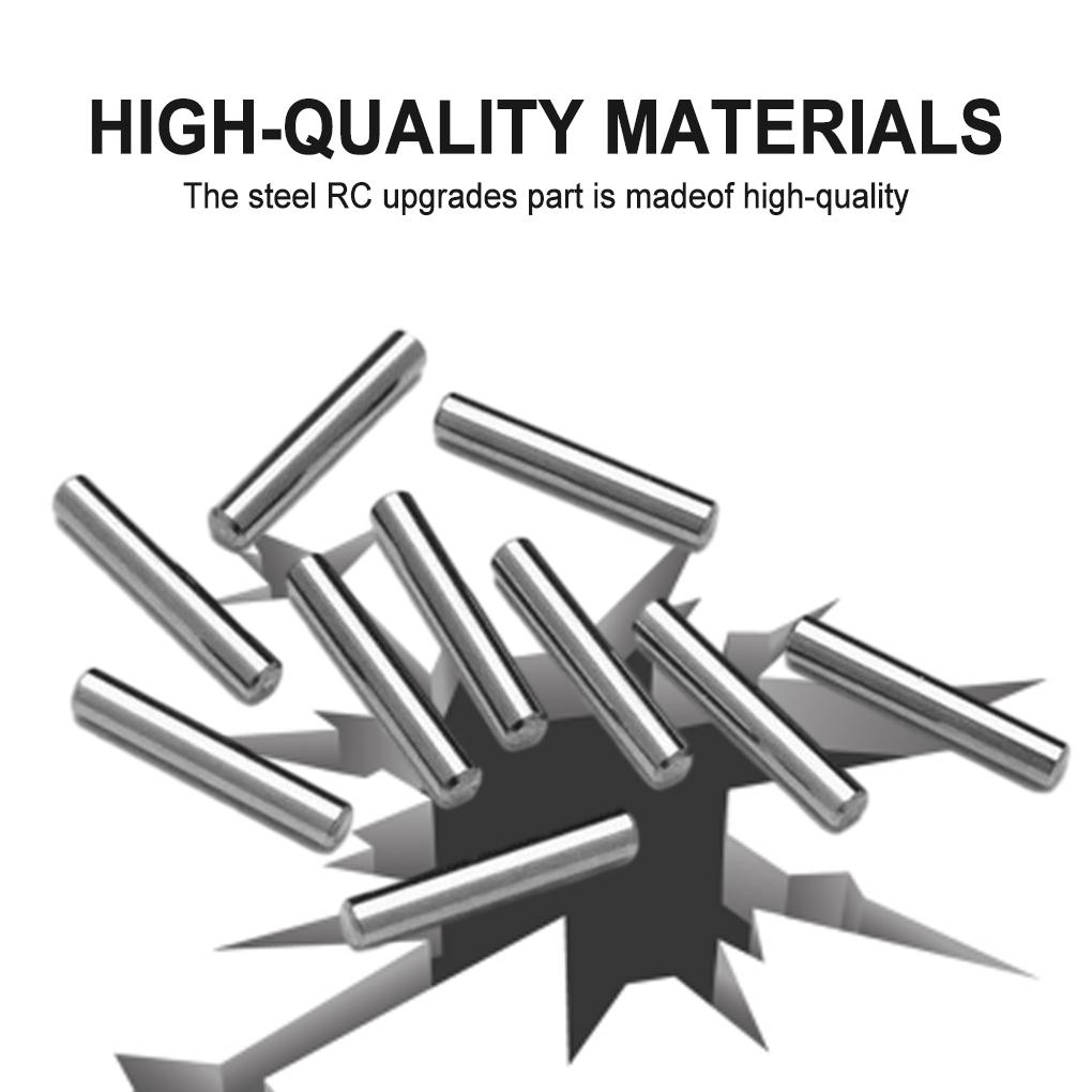 Steel 1/10 Pin For VENTURE Crawler 10pcs RC Car Accessories Replacement Parts RC Upgrade Part RC Car Part