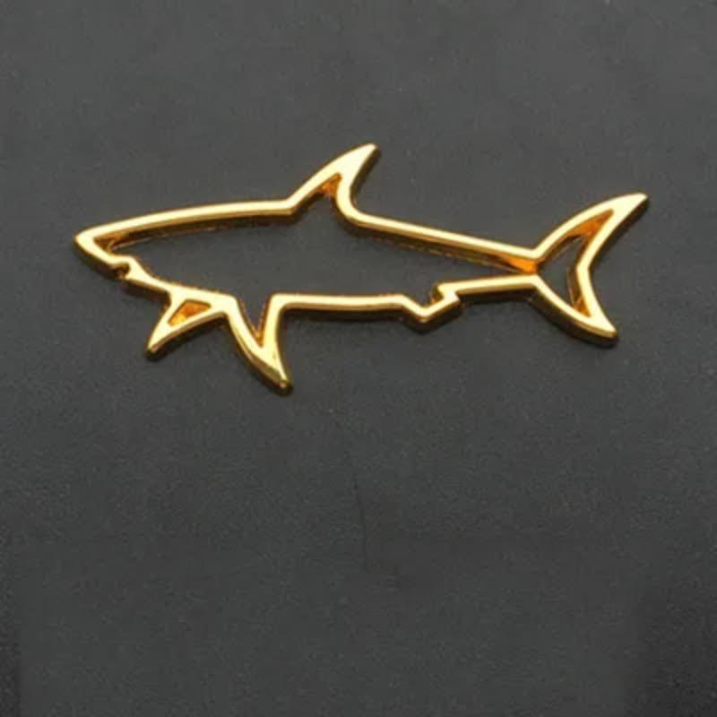 

1 шт. 3D Металлическая наклейка для стайлинга автомобиля Полый эмблема Рыба Акула Наклейки Автомобили Мотоцикл Компьютер Крышка топливного бака Аксессуары золотой
