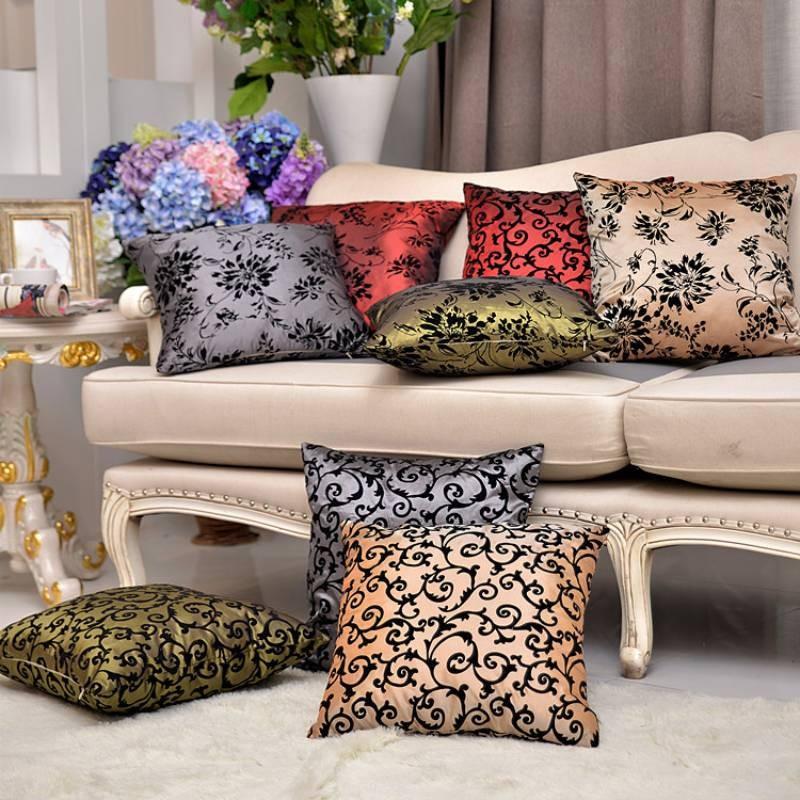 Moderner minimalistischer Plüsch-Samt-Kissenbezug für Sofa, Bett und Büro-Dekor in verschiedenen Farben