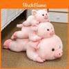 Cartoon Pig Plush Toy With Short Fur For Kids Gift And Cuddle