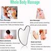 Edelstahl Gua Sha Muskel Schaber Werkzeug, Myofasziale Schabewerkzeuge, Lymphdrainage Massagegerät, Weichgewebe Massage Werkzeug