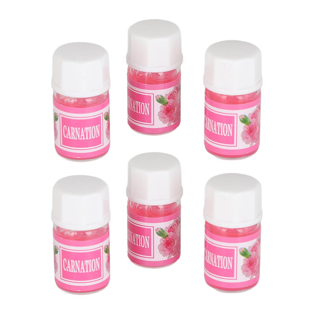 6Pcs Carnation Aromatherapy Essential Oil 3ml Water Soluble Fragrant Essential Oil for Diffuser Humidifier
