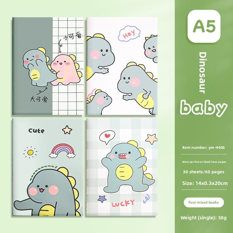 Cartoon A5 Car Line Book Cute Stationery School Supplies Children's Notebooks Elementary School Students