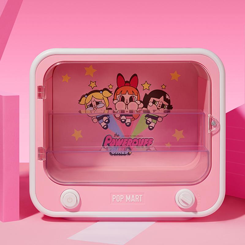 New POP MART Crybaby Television Display Case Model Accessories 32.5cm PPMT-2403-0013