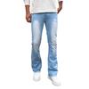 Herren Lässige Kleine Gerade Jeanshosen Mode Weite Hosen Farbe Jeans