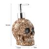 Skull Bottle Soap Dispenser Resin Pump Bottles Lotion Holder Halloween Decor