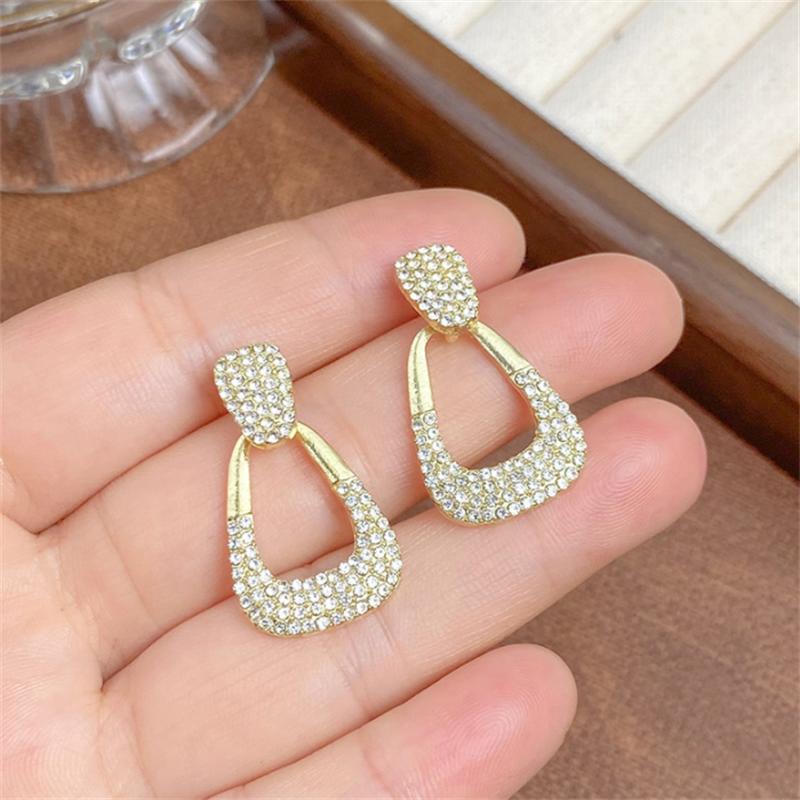 Fashion Korean zircon Dangle Earrings  for Women Girl Gift Jewelry Wholesale