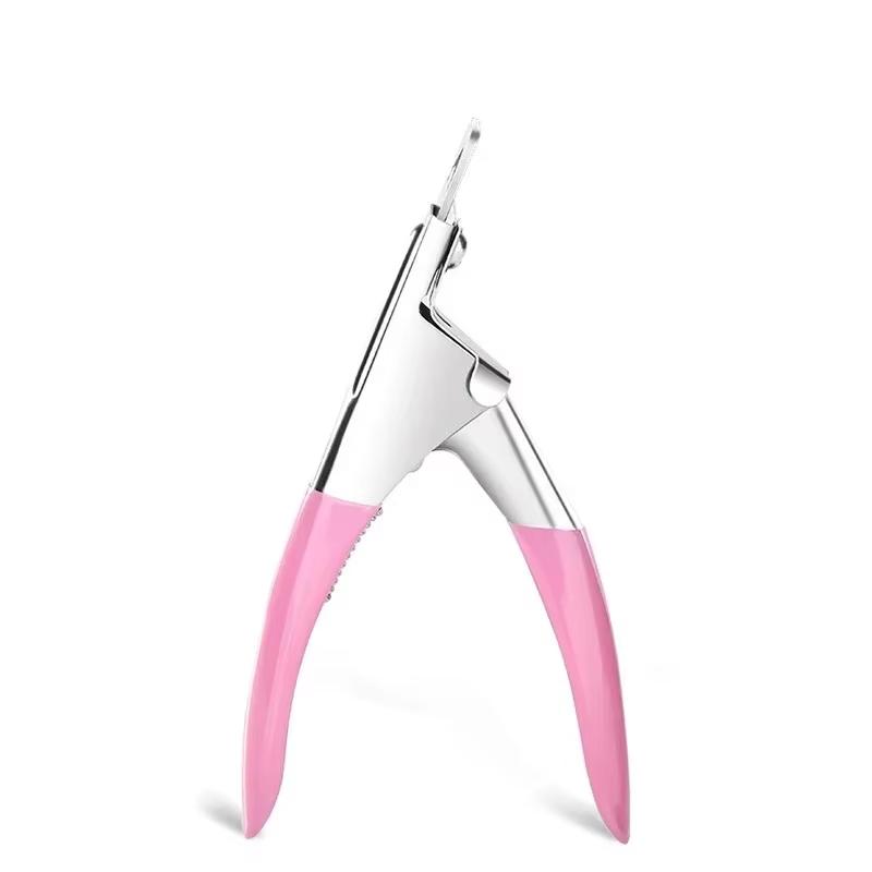1pcs Nail Capsule Cutter U-Shaped False Acrylic Tips Scissors Trimmer Cutters Nail Clipper Professional Manicure Accessories