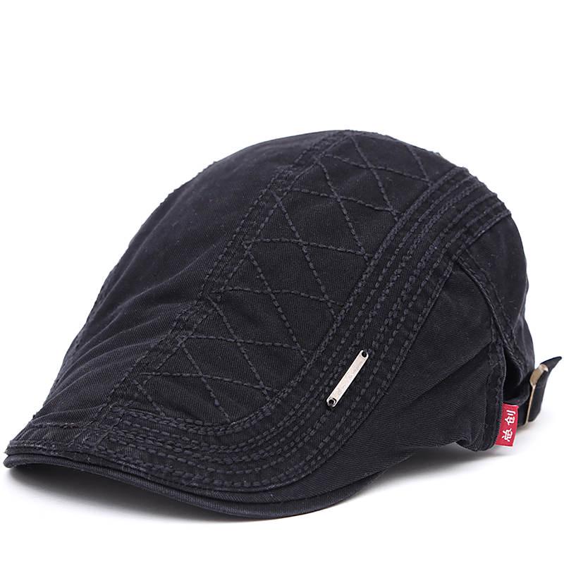 

New Cotton Beret Hats For Men Summer Flat Cap Male Vintage Casquette Caps Fall Berets Women Men S Hat For Auntumn Winter