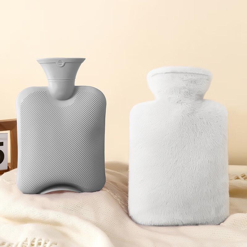 Thickened Faux Rabbit Fur Hot Water Bottle