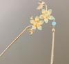 [MiaoMiao] Kanzashi (Japanese hair ornament) - Single piece - for Japanese clothing, kimono, formal kimono, yukata, etc. - Metal, antique style,