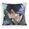 Eiyuu Densetsu Rean Schwarzer Pillow Case Anti-Dustmite Pillowcase Invisible Zipper Silky Short Plush Sofa Cushion Cover