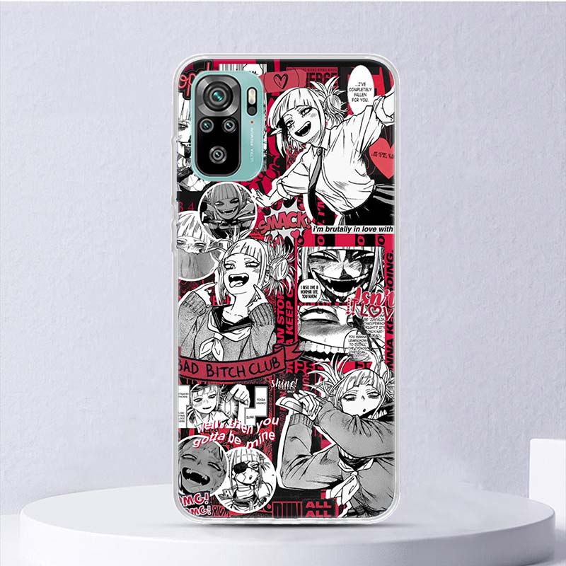 Anime Himiko Toga Waifu Soft Case For Xiaomi Redmi 10 10A 10C 9 9A 9C 9T Phone Cover 8 8A 7 7A 6 6A S2 K20 K40 Pro 10X Funda Coq