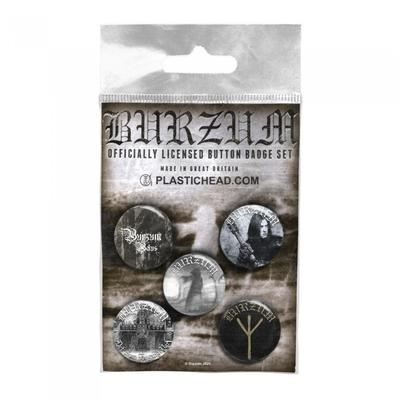 Burzum Logo Badge Set (Pack of 5)