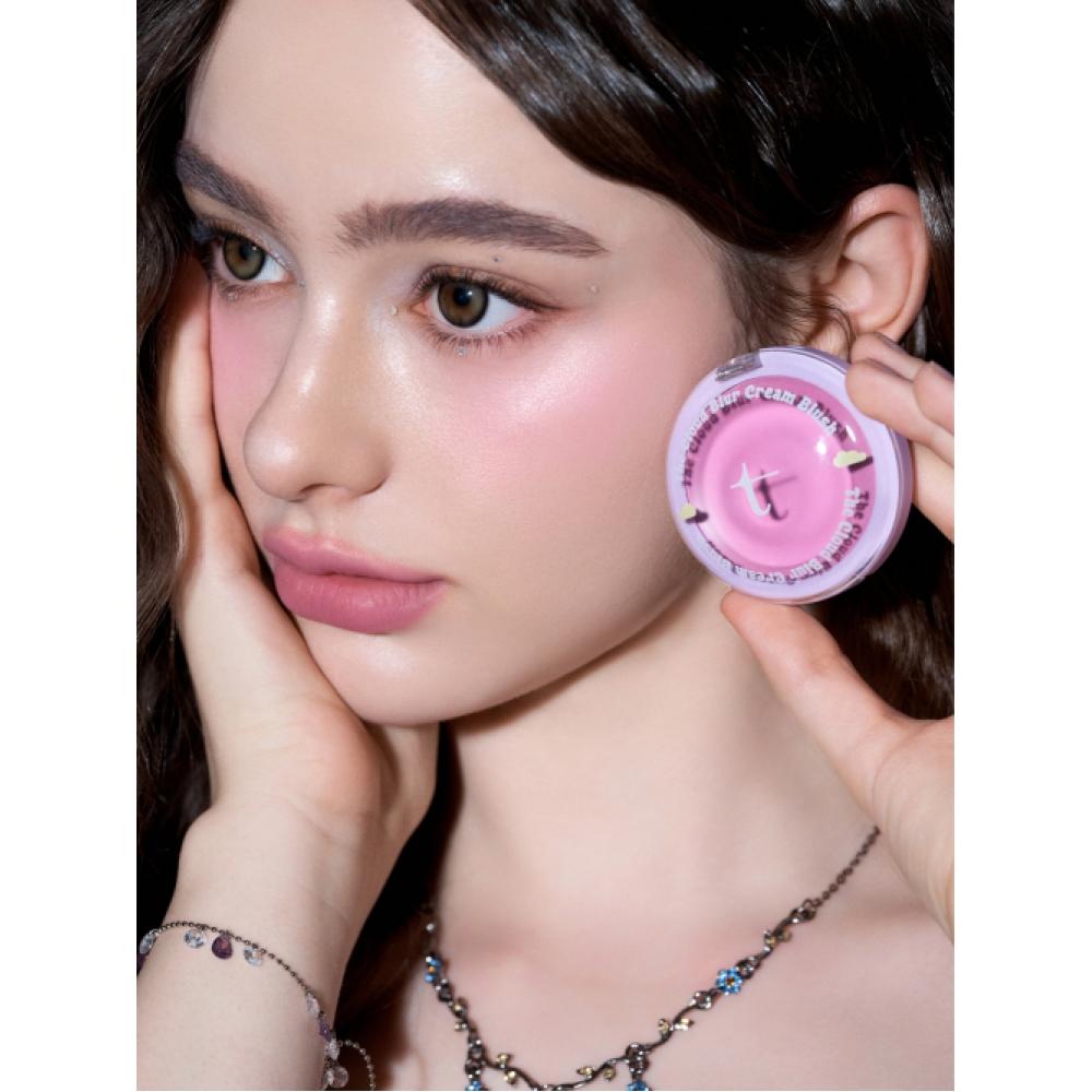 Tam Beauty The Cloud Blur Cream Blusher  6 Colors 06 Apricot shake