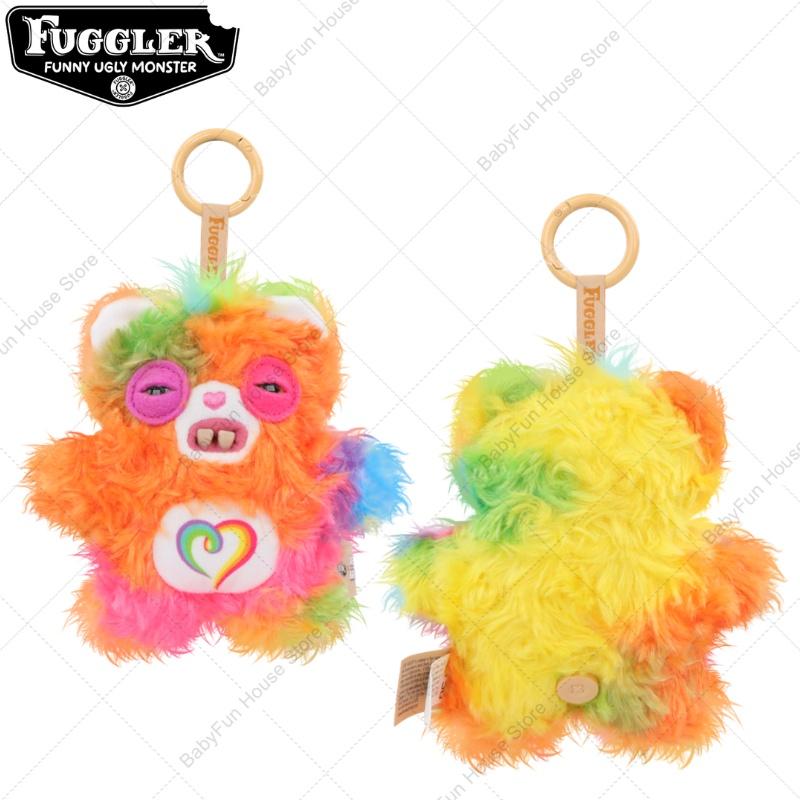 Fuggler Funny Ugly Teeth Monster Plush Toys Keychains Fugglers Alley Cats Care Bears Kawaii Pendants Peluche Dolls Gift